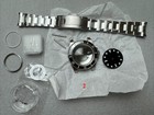 40mm Stainless Steel Watch Case With Band Kit For R Green Black Sub 2824 3135