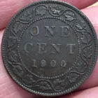 1900  no-h  Canada One Cent Queen Victoria - Vf  very Fine  Condition