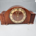 Vtg German Mantel Clock Ludwig Brenner F  rstenfeldbruck 1948 Art Deco - Untested