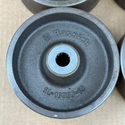 4 Vintage Bassick Sw 6  Heavy Duty Industrial Caster Wheels Cast Iron W Bearings