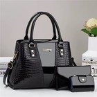 3pcs Set Elegant Multifunctional Handbag Versatile Retro Shoulder Crossbody Bag