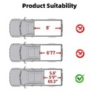 5 8ft 4-fold Hard Bed Tonneau Cover For Chevy Silverado Sierra 2500hd 2019-2026