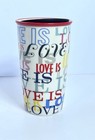 Starbucks Coffee Colorful  love Is Love  Ceramic Tumbler Mug Cup 12 Oz 2017 New
