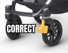 Uppababy Vista Wheels Set  2015 -2019  And Vista V2  11 Inches Diameter Stroller