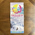 Monarch Mountain Ski Map Colorado Skiing 75th Anniversary Edition
