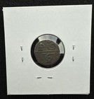 India French - Pondichery Mint - 1 Doudou  1836  Copper - Obv  Rooster Km 52