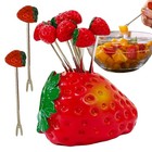 Fruit Fork Cute Forks Stainless Steel Cutlery 10 Pieces Reusable Picks 