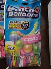 Lot Of 4 Zuru Bunch O Balloons Crazy Party Self-sealing Water Balloons 100 Count