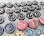 Vintage Bakelite Button Lot 103 Pc Mixed Colors Sizes Art Deco Mcm Sewing Craft