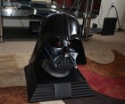 Darth Vader Spfx V2 Star Wars Anh Fiberglass Helmet With Stand - Extremely Rare