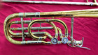Holton Tr181 Bass Trombone Inline Independent Double Rotor
