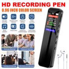 64gb Rechargeable Lcd Digital Audio Sound Voice Recorder Dictaphone Mp3 Player