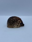 Studio Pottery Hedgehog Figurine Hand Painted Made In Wales 