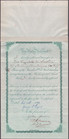John D  Rockefeller Sr  - Stock Certificate Signed 01 22 1884 With Co-signers