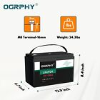 Ogrphy 12v 100ah Lifepo4 Battery  Built-in 100a Bms  For Rv  Golf Car Etc  used 