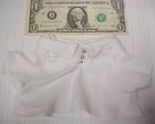Lot 5 Greek Doll Clothes White Polo Shirts  Blouse Top Teddy Bear Figure New