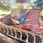 13ft Double Hammock With Spreader Bars - 600 Lbs Capacity  Detachable Red 