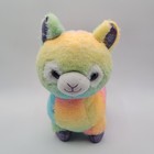 Fiesta Llama Plush Rainbow Sherbert Stuffed Animal Toy 10 5  Pastel Alpaca Shiny