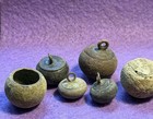 Civil War Zouave Ball Button Lot Of 6 Dug - Richmond  Va  Jb26