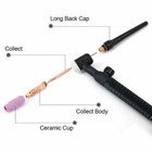 Hitbox Wp17v Tig Welding Torch Dkj10-25mm Welder 140amp Tig Welder Gun Lift Tig