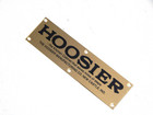 Hoosier Cabinet Label Brass With Black Lettering