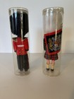 British Guard And Scottish Highlander Collectible Souvenir Dolls In Tube 1980s 