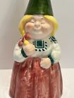 Vintage 1979 Gorham Bell Unieboek B v  Gnome Porcelain Bell Woodland Lady Woman