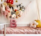 Pink Corner Stuffed Animal Storage Hammock Cute Hanging Toy Organizer