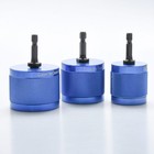 3pcs Copper Pipe Cleaner With Threaded Locking 1 2  3 4  1  Drill Ready Kit