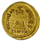 Byzantine Empire Heraclius And Heraclius Constantine Solidus Or Constantinople