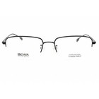 Hugo Boss Men s Eyeglasses Matte Black Rectangular Frame Boss 1298 f 0003 00