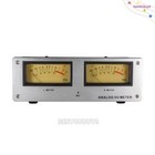 Wire-free Square Analog Vu Meter Alloy Panel Led Warm Backlight Voice Controlled