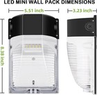 4pk 30w Led Wall Pack Light For Outdoor Daylight Dusk To Dawn Security Lighting