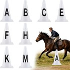 Dressage Cones 8pcs  Arena Markers Letters For Equestrian Training   Competition
