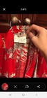 Juguemm Authentic Japanese Yukata Robe Sash  Red 50 Inch
