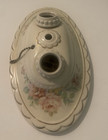 Vintage Victorian Floral  Porcelain Double Ceiling Light Fixture-needs Rewiring