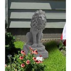 Guardian Lion Statue Garden Sculpture Outdoor Porch Backyard Patio Decor  Home