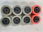 Nos Hyper Rock Aluminum Hub R-tec 62 5mm Speed Skating Wheels Poly Bd Peach Grey