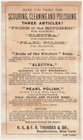 Victorian Trade Cards 1880s Thurbers  Pride Of The Kitchen Soap