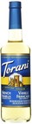 Torani Sugar Free French Vanilla Syrup Zero Calorie Naturally Flavored  750 Ml