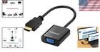Gold-plated Hdmi To Vga Adapter For 1080p Resolution - Compact Design