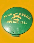 John Deere Moline  Ill   Antique Repainted Corn Planter Lid For Man Space Decor 