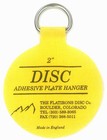 Flatirons Disc Adhesive Plate Hanger Set  6-2 Inch Hangers  Yellow 