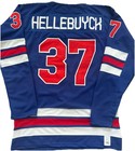 Connor Hellebuyck Usa Blue    26 Olympics Jersey Mens Medium M Rare Winnipeg Jets