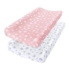 Changing Pad Cover Soft Unisex Diaper Change Table Sheets 2 Or 4 Pack Multicolor