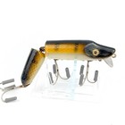 Heddon Jointed Vamp Wood Surface Hardware Gold Eyes Paint Shines Vtg Excellent 