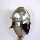 Medieval Late Roman Intercisa Helmet 18g Steel Larp Battle For Cosplay Helmet