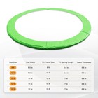 10  12 14 15ft Trampoline Safety Pad Replacement Universal Waterproof - Green