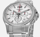 Hot longines Conquest V h p  Chronograph Silver Dial Men s Watch L3 717 4 76 6