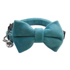 Cat Collar Velvet Bow Tie Bell Adjustable Safety Buckle Puppy Kitten Pet 2026